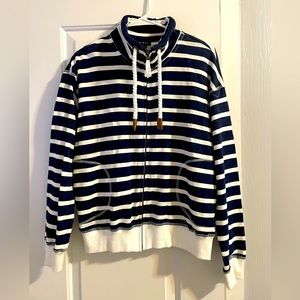 Tribal Boatneck zip up sweatshirt